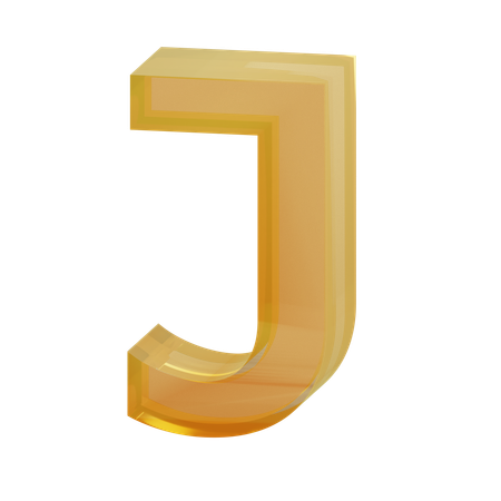 Alfabeto j  3D Icon