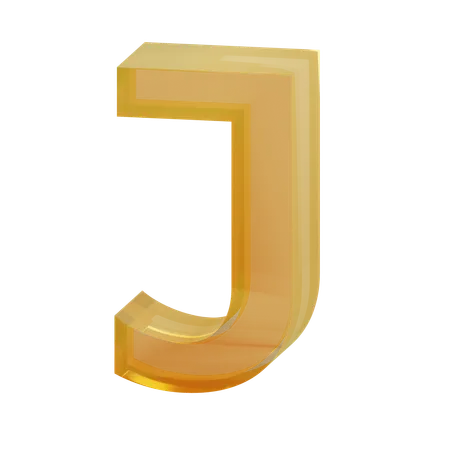 Alfabeto j  3D Icon