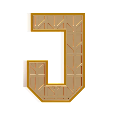 Alfabeto j  3D Icon