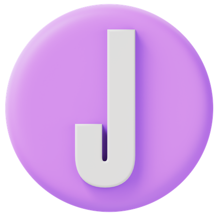 Alfabeto j  3D Icon