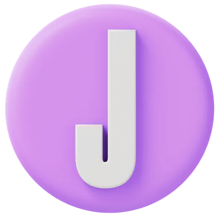 Alfabeto j  3D Icon