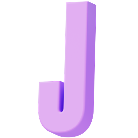 Alfabeto j  3D Icon