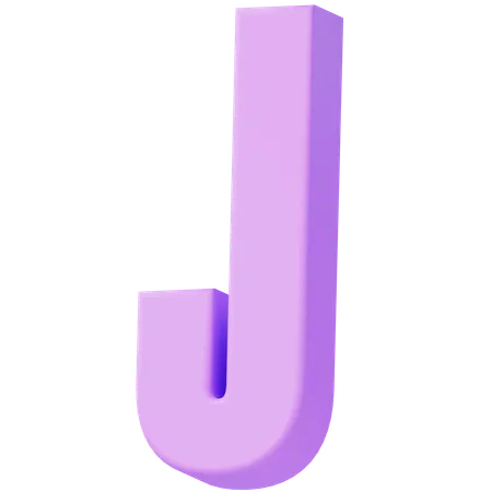 Alfabeto j  3D Icon