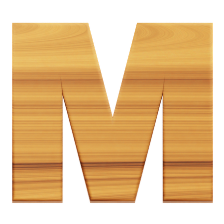 Alfabeto m  3D Icon