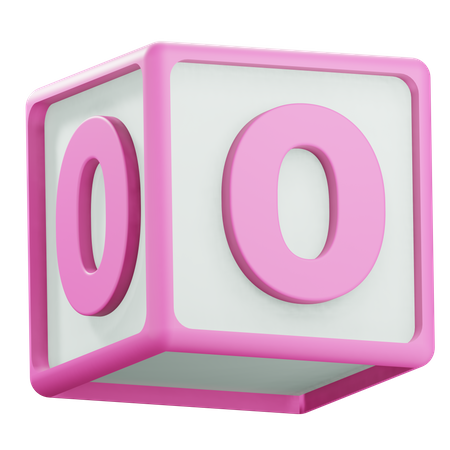 Alfabeto o  3D Icon