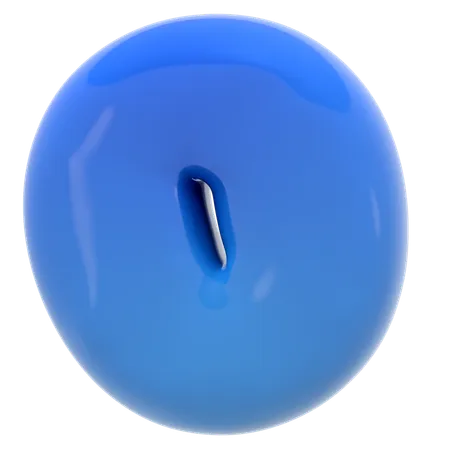 Alfabeto o letra de burbuja  3D Icon