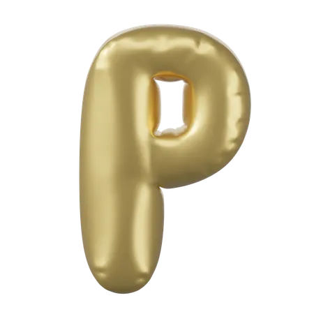 Alfabeto p  3D Icon