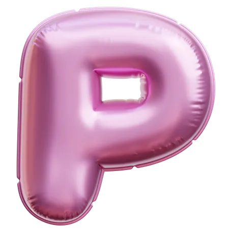 Alfabeto p  3D Icon