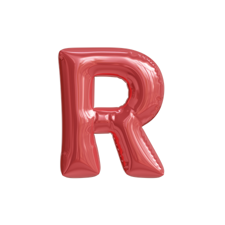 Alfabeto r  3D Icon