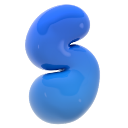 Letra bolha do alfabeto  3D Icon