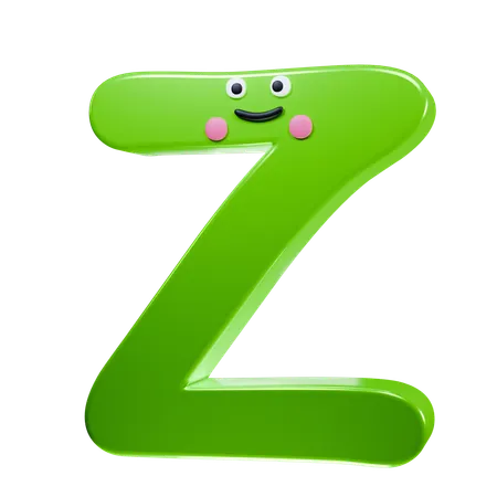 Alfabeto z  3D Icon