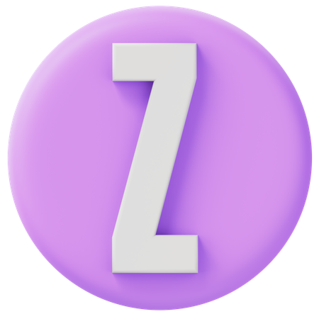 Alfabeto z  3D Icon