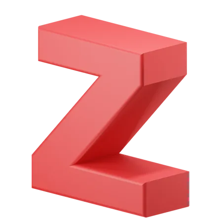 Alfabeto z  3D Icon