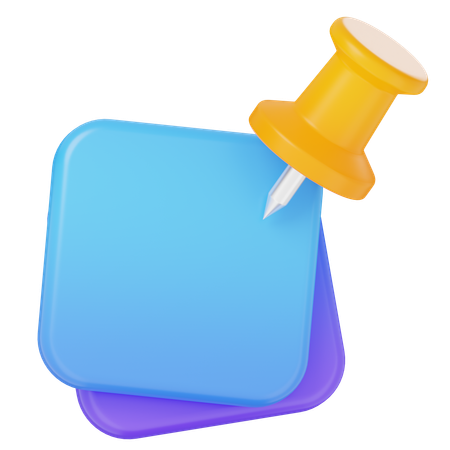 Alfinete  3D Icon