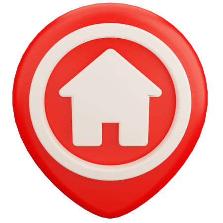 Alfinete inicial  3D Icon