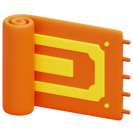 Alfombra  3D Icon