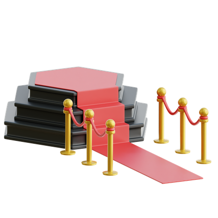 Alfombra roja  3D Icon