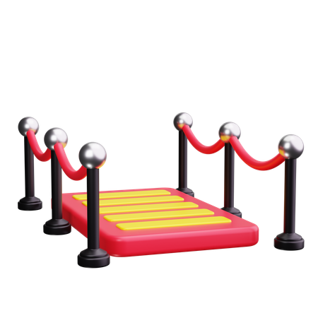 Alfombra roja  3D Icon