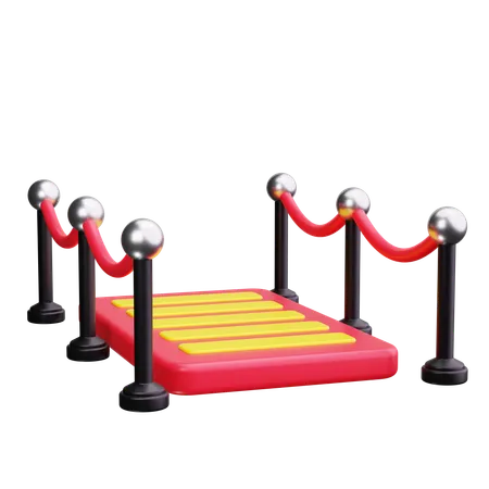 Alfombra roja  3D Icon