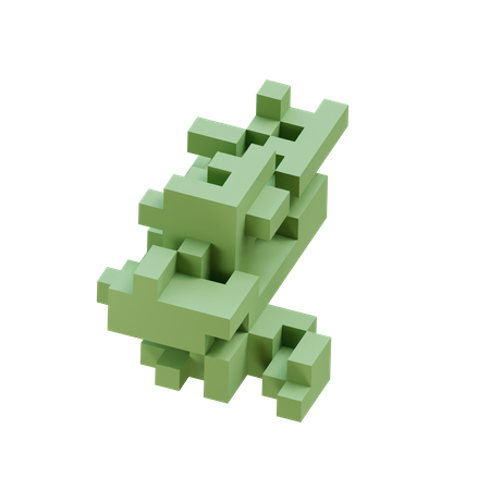Algae Cell Fracture  3D Icon