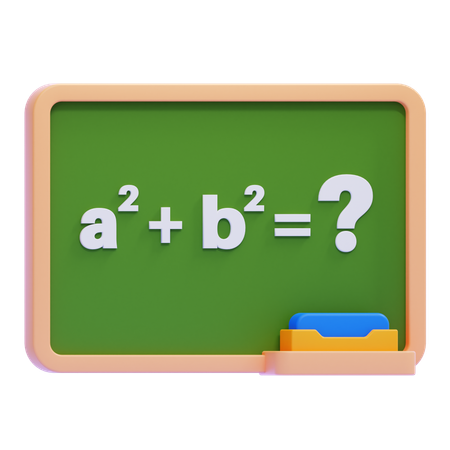 Algebra Formula  3D Icon