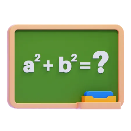 Algebra Formula  3D Icon