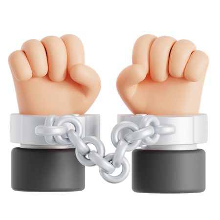 Algemas criminosas  3D Icon
