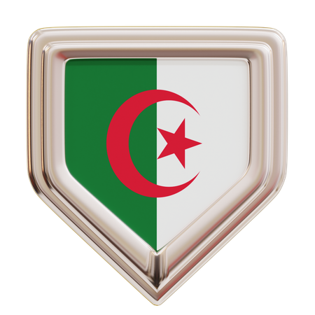 Algeria Flag  3D Icon