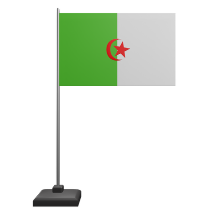 Algeria Flag  3D Icon