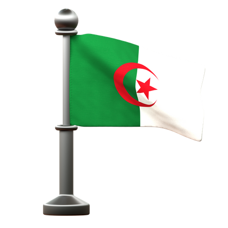 Algeria Flag  3D Icon