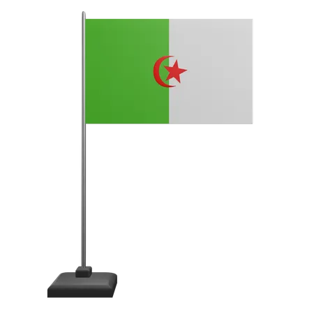 アルジェリアの国旗  3D Icon