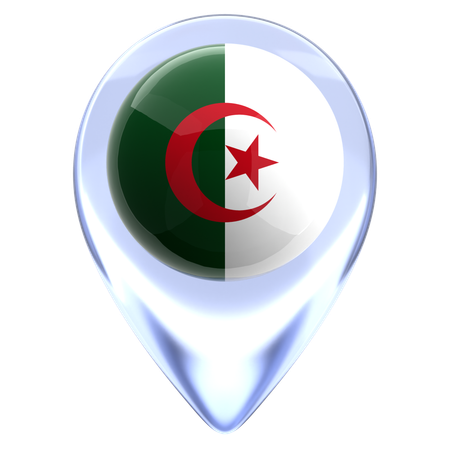 Algerien  3D Icon