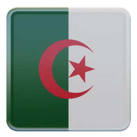 Algerien Flagge  3D Flag