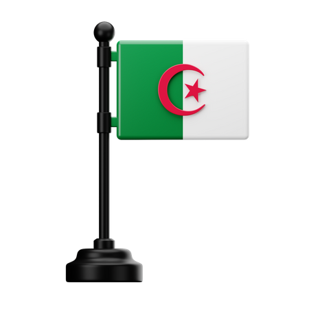 Algerien Flagge  3D Icon