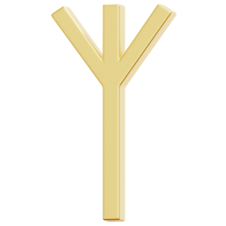 Algiz  3D Icon