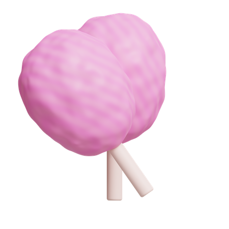 Algodón de azúcar  3D Icon