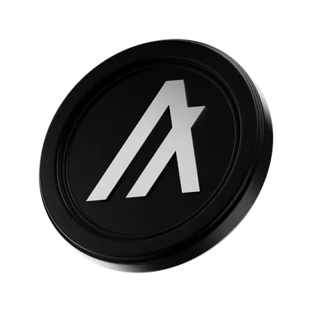 Algorand 3 D Coin 3 D Crypto Coin 3D Icon