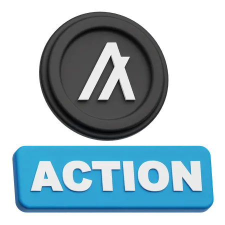 Algorand Action  3D Icon
