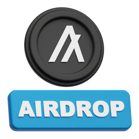 알고랜드 에어드랍  3D Icon