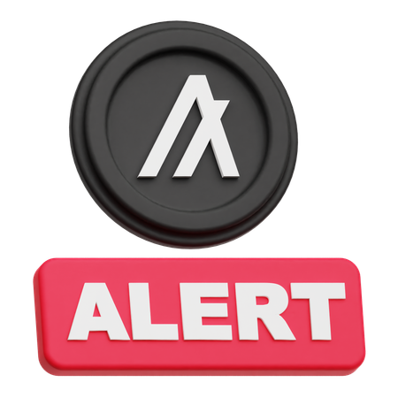 Algorand Alert  3D Icon
