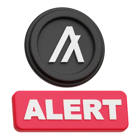 Algorand Alert  3D Icon