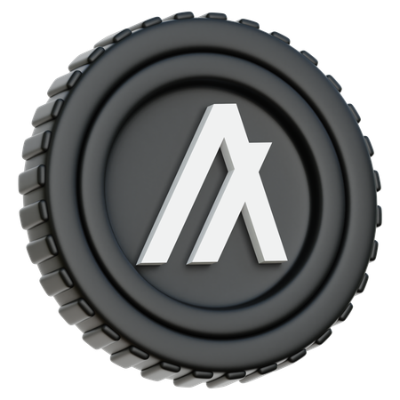 Algorand algo coin  3D Icon