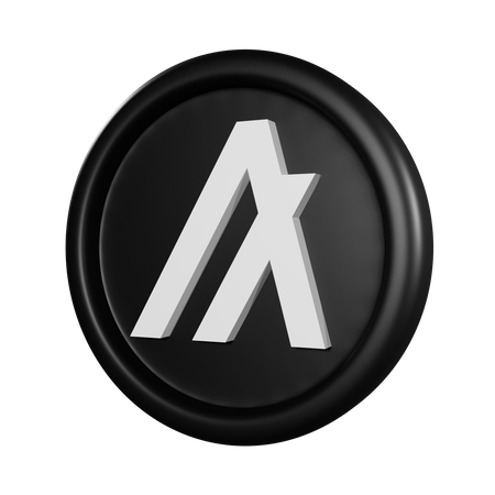 Algorand Coin 3D Icon