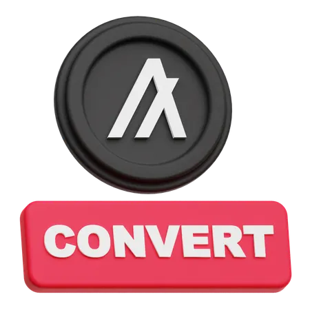 Algorand Convert  3D Icon