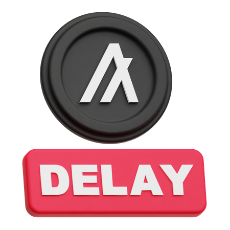 Algorand Delay  3D Icon