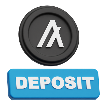 Algorand Deposit  3D Icon