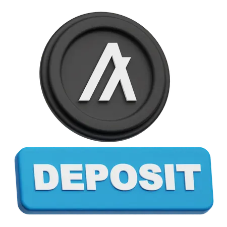 Algorand Deposit  3D Icon