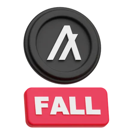 Algorand Fall  3D Icon