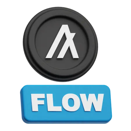 Algorand Flow  3D Icon