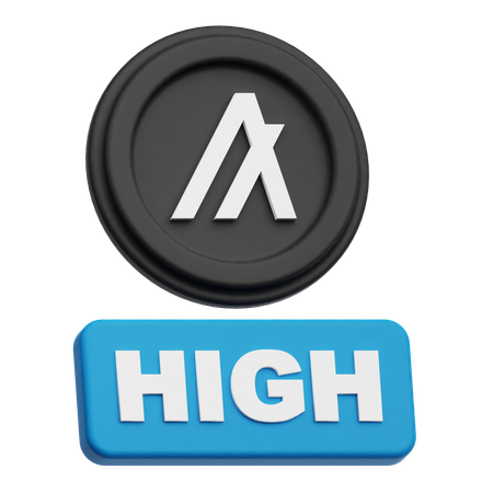 Algorand High  3D Icon